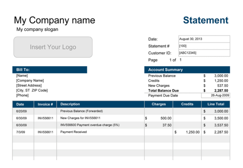 my company name statement