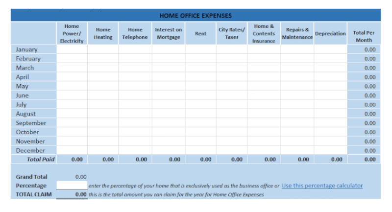 home office expenses
