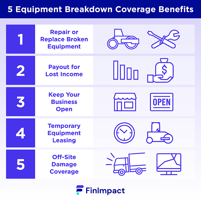 5 equipment breakdown coverage benefits